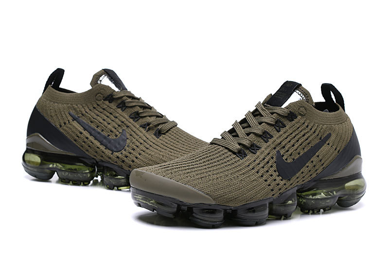 Nike Air VaporMax Flyknit 3 Green/Black Men's Air Cushion Sneakers Casual Shoes US Sizes 8-11 - Image 3