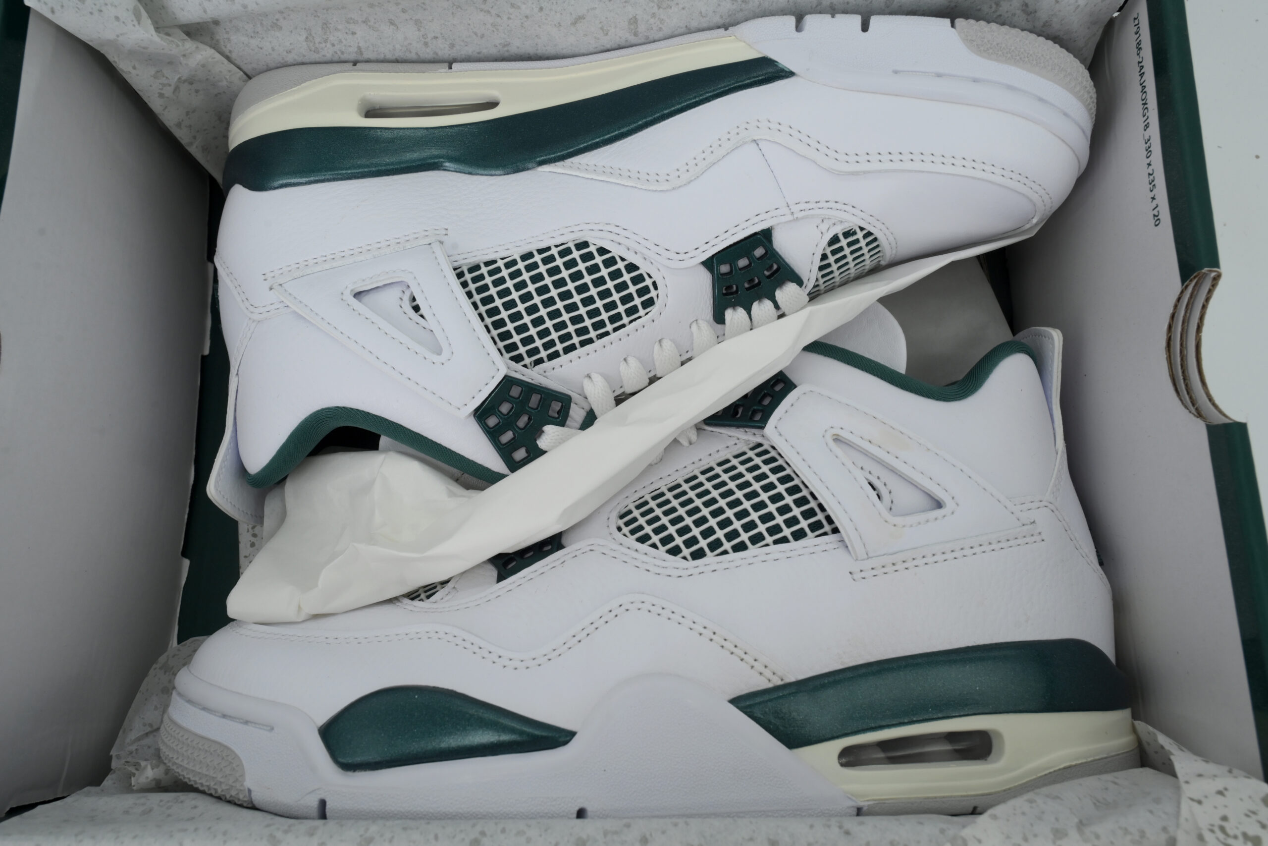 Nike Air Jordan 4 AJ4 Oxidized Green Men's Athletic Sneakers Basketball FQ8138-103 - Image 6