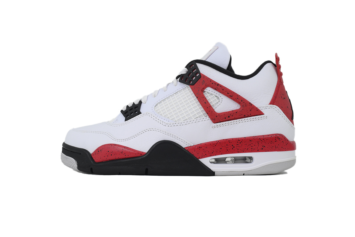 Nike Air Jordan 4 AJ4 "Red Cement" Men's Athletic Sneakers Basketball DH6927-161