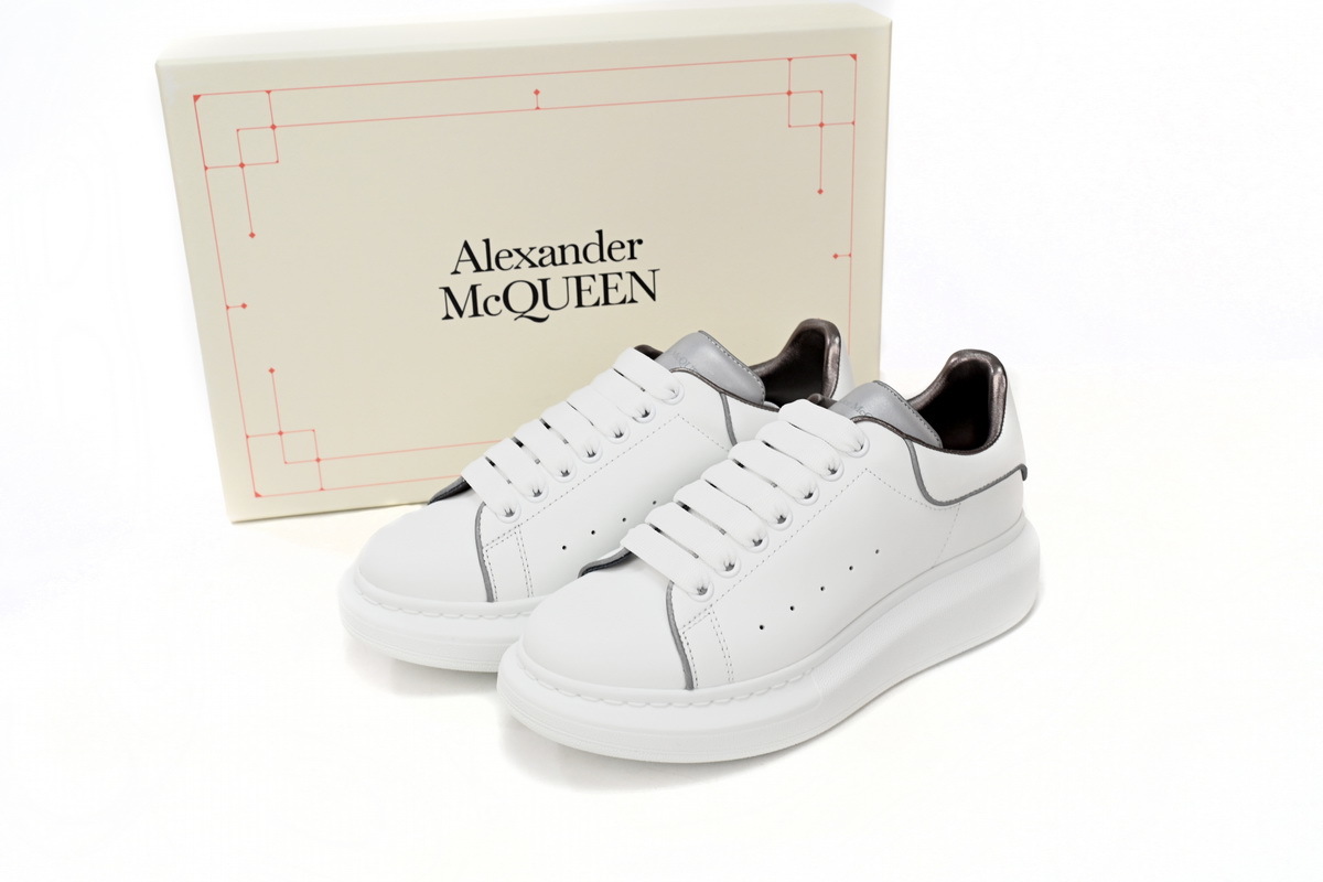 Alexander McQueen Silver Edge – Men's Casual Sneakers Shoes - Image 10