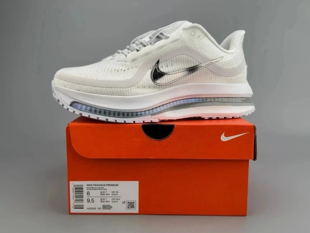 Nike Air Zoom Pegasus Premium Metallic silver Men's Athletic Sneakers Sports Shoes US Size 8-12 - Image 5