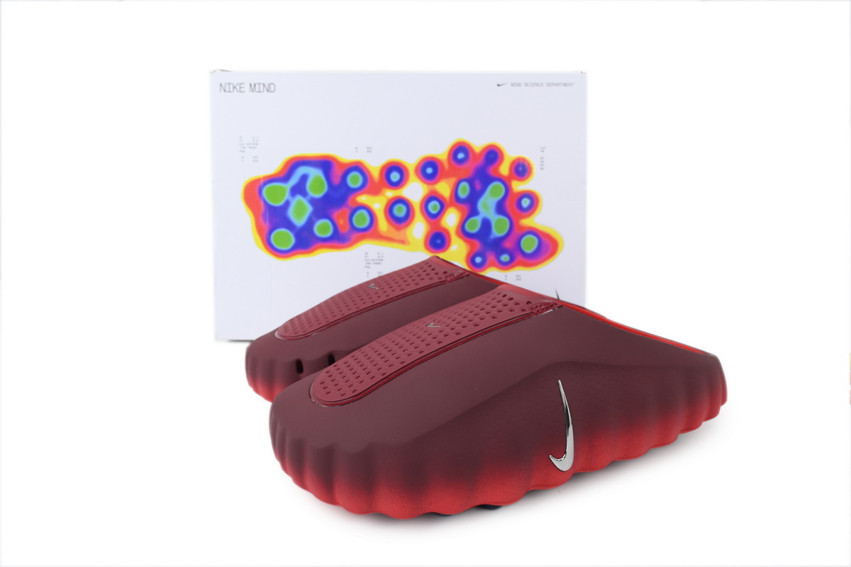 Nike Mind 001 Men's Slip-On Low Top Athletic/Sneaker/Casual 'Team Red' Men size 8-13 HQ4307-601(The size runs small, please order one size up.) - Image 9