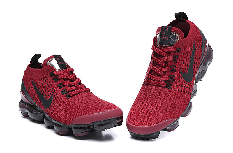 Nike Air VaporMax Flyknit 3 Red/Black Men's Air Cushion Sneakers Casual Shoes US Sizes 8-11 - Image 6