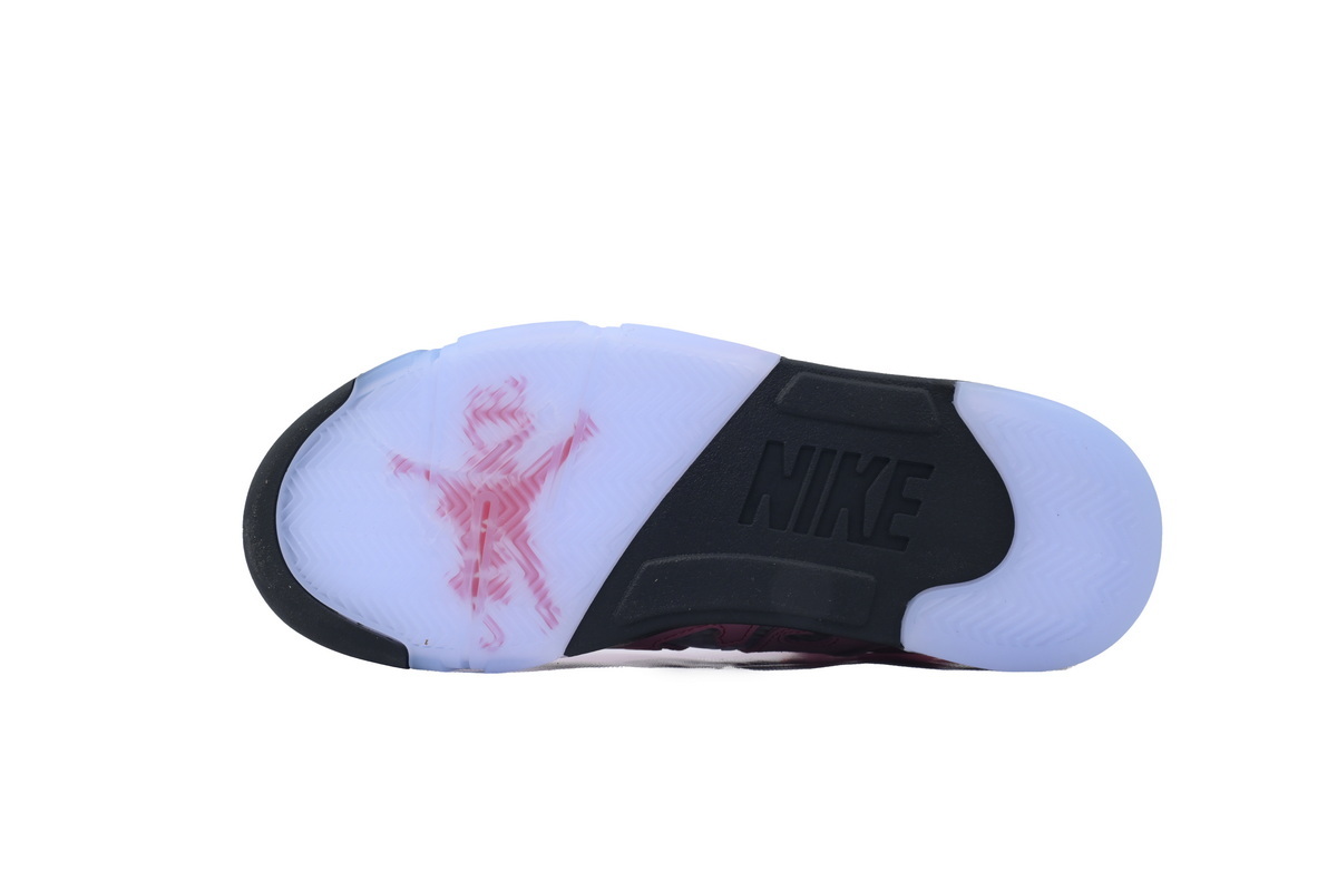 Awake NY x Air Jordan 5 AJ5 Retro 'Arctic Pink' Men's Lace-Up Basketball Athletic Sneakers Shoes DV4982-600 - Image 5