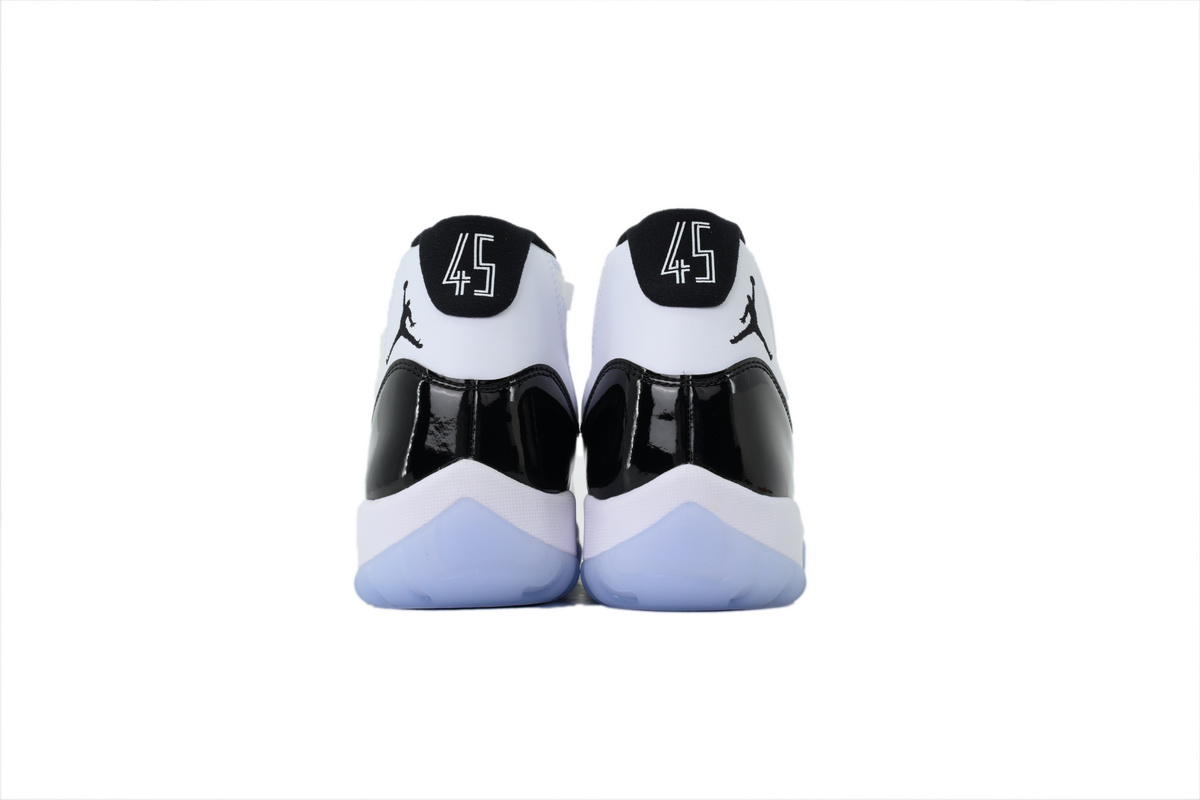 Nike Air Jordan 11 AJ11 Retro 'Concord' Men's Lace-up Basketball Sneakers Athletic Shoes 378037-100 - Image 4