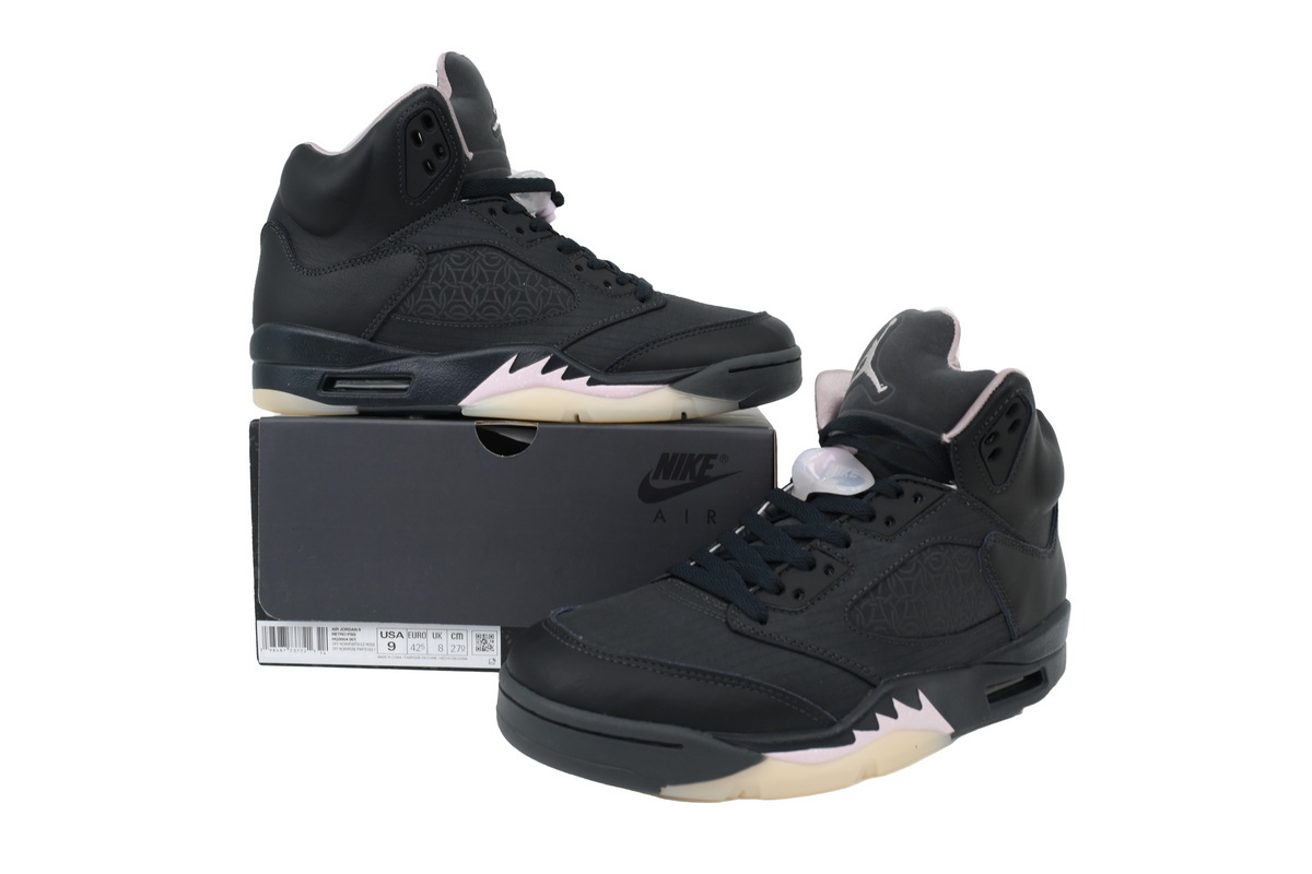 Nike Air Jordan 5 AJ5 Paris Saint-Germain x Retro 'Off Noir' Men's Lace-Up Basketball Athletic Sneakers Shoes HQ3004-001 - Image 7
