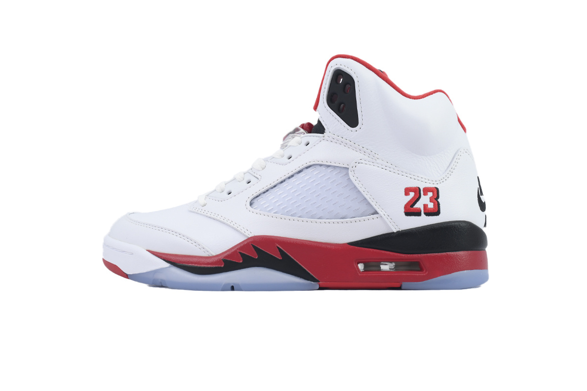 Nike Air Jordan 5 AJ5 Retro 'Fire Red' 2025 Men's Lace-Up Basketball Athletic Sneakers Shoes HQ7980-101