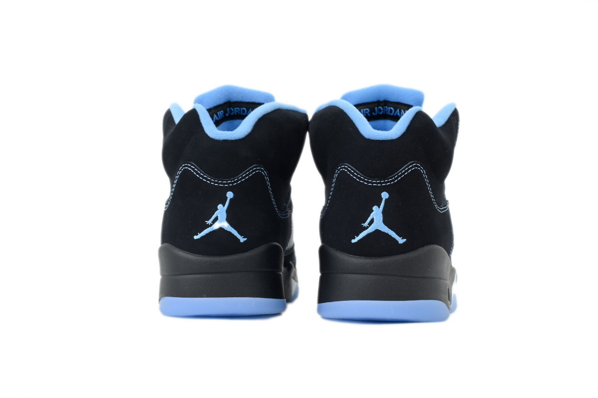 Nike Air Jordan 5 AJ5 5 Retro 'Black University Blue' 2026 Men's Lace-Up Basketball Athletic Sneakers Shoes DD0587-008 - Image 4