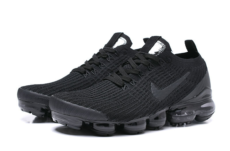 Nike Air VaporMax Flyknit 3 Black/Gray Men's Air Cushion Sneakers Casual Shoes US Sizes 8-11 - Image 3