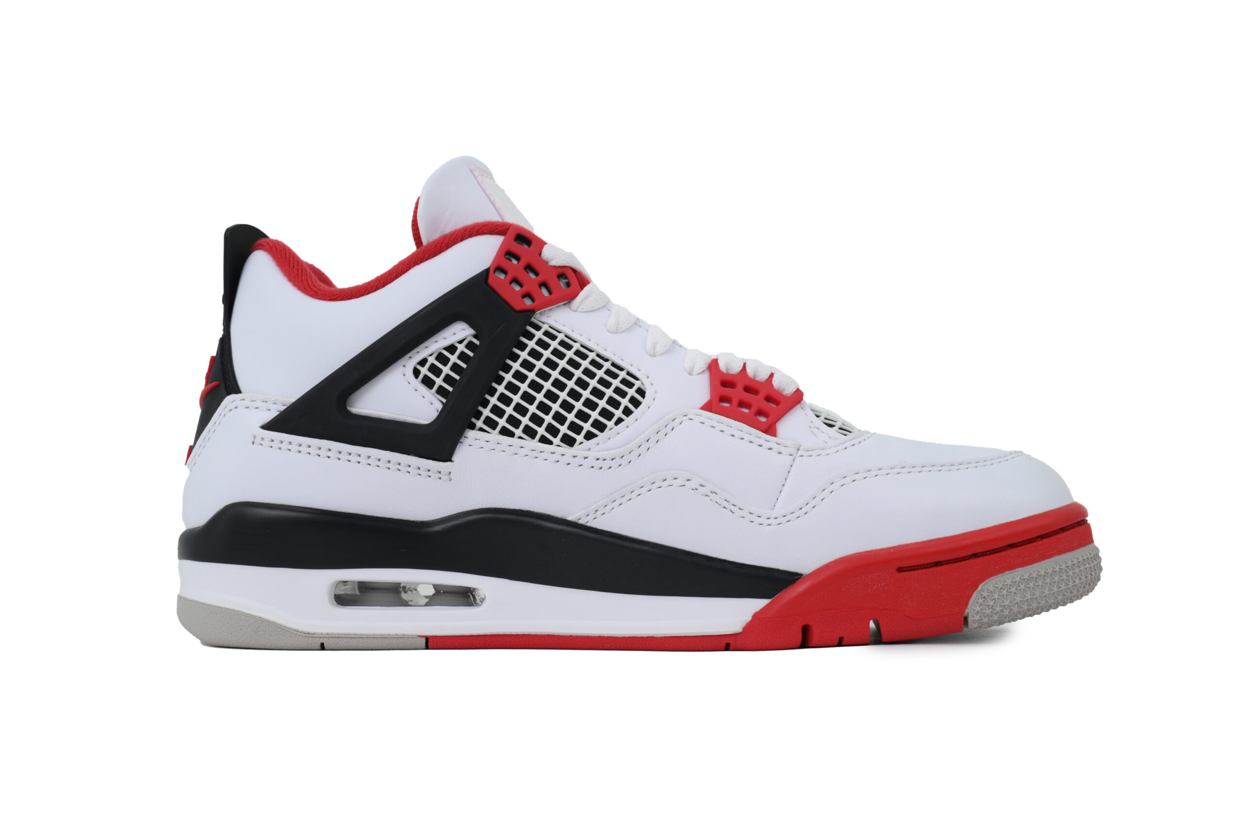 Nike Air Jordan 4 AJ4 Fire Red Men's Athletic Sneakers Basketball DC7770-160 - Image 2