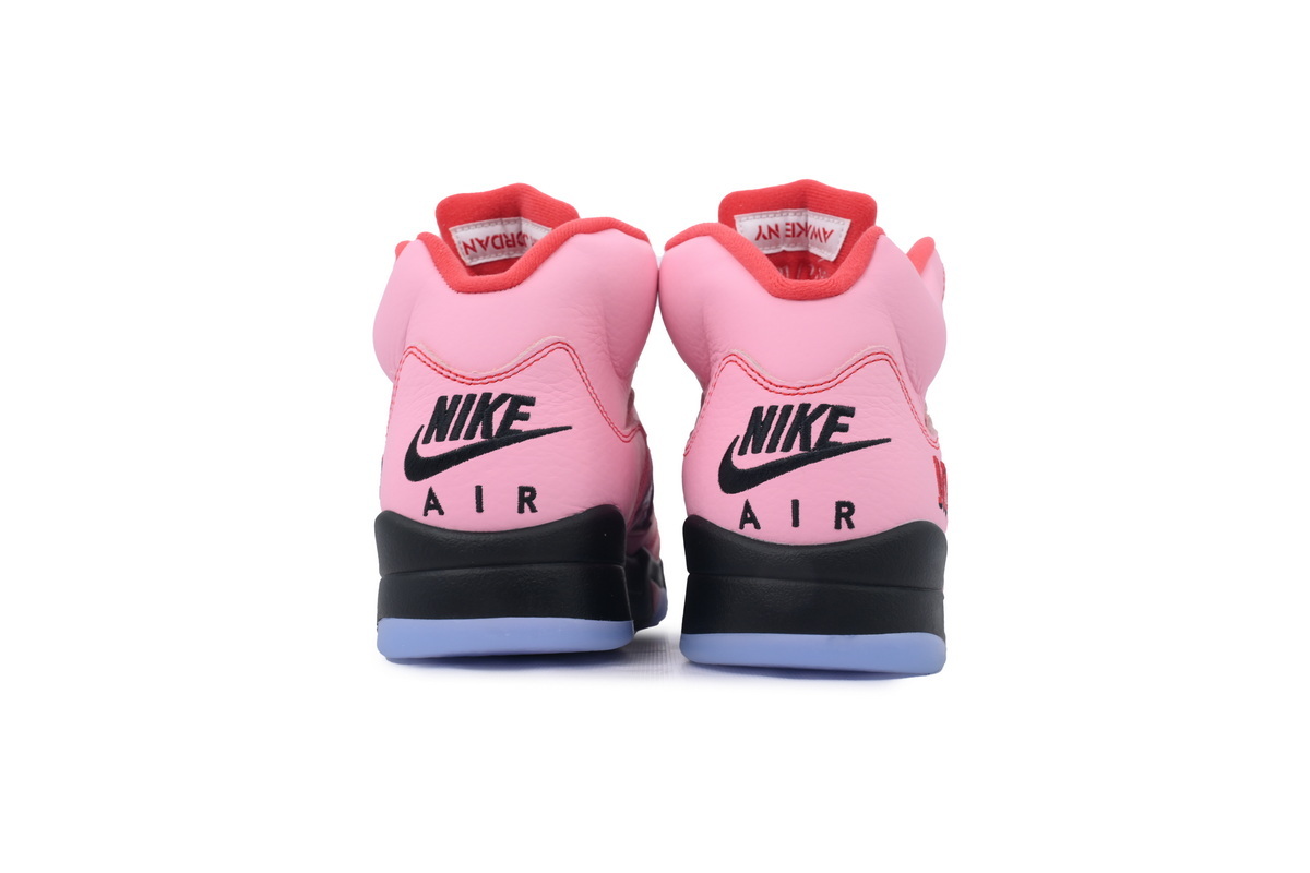 Awake NY x Air Jordan 5 AJ5 Retro 'Arctic Pink' Men's Lace-Up Basketball Athletic Sneakers Shoes DV4982-600 - Image 4