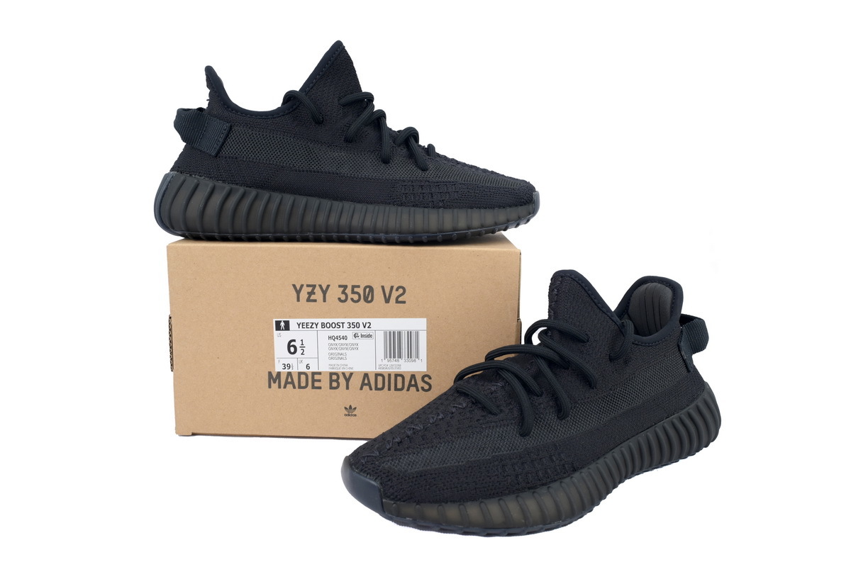 adidas Yeezy Boost 350 V2 'Onyx' Men's Low Top Lace-Up Sneakers Athletic Basketball US Size - Image 7