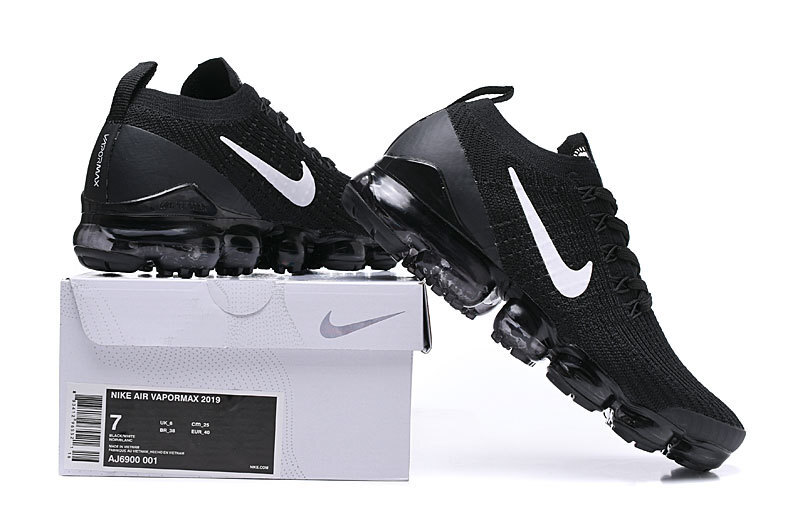 Nike Air VaporMax Flyknit 3 Black/White Men's Air Cushion Sneakers Casual Shoes US Sizes 8-11 - Image 8