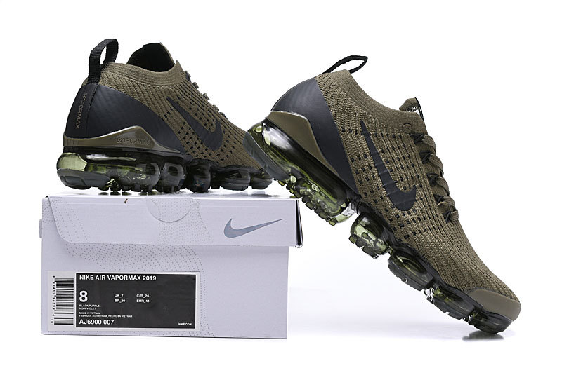 Nike Air VaporMax Flyknit 3 Green/Black Men's Air Cushion Sneakers Casual Shoes US Sizes 8-11 - Image 8