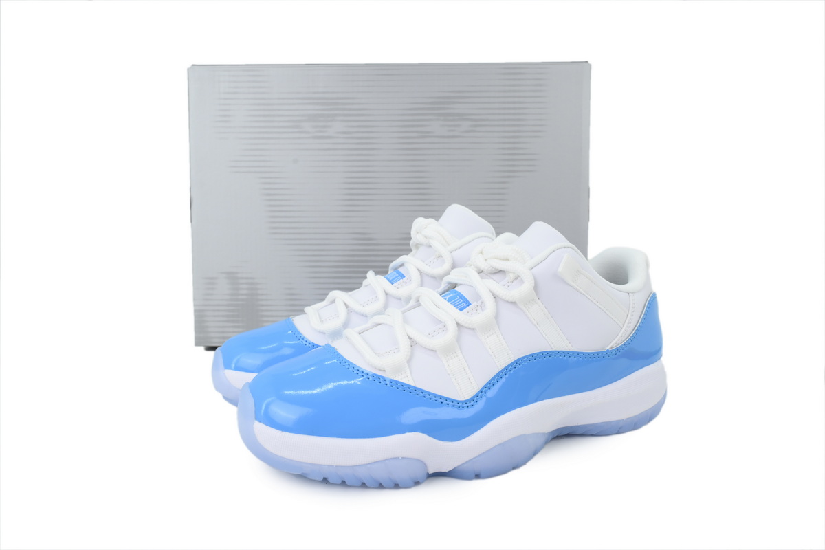 Nike Air Jordan 11 AJ11 Retro Low 'UNC' 2026 Men's Lace-up Basketball Sneakers Athletic Shoes FV5104-100 - Image 8