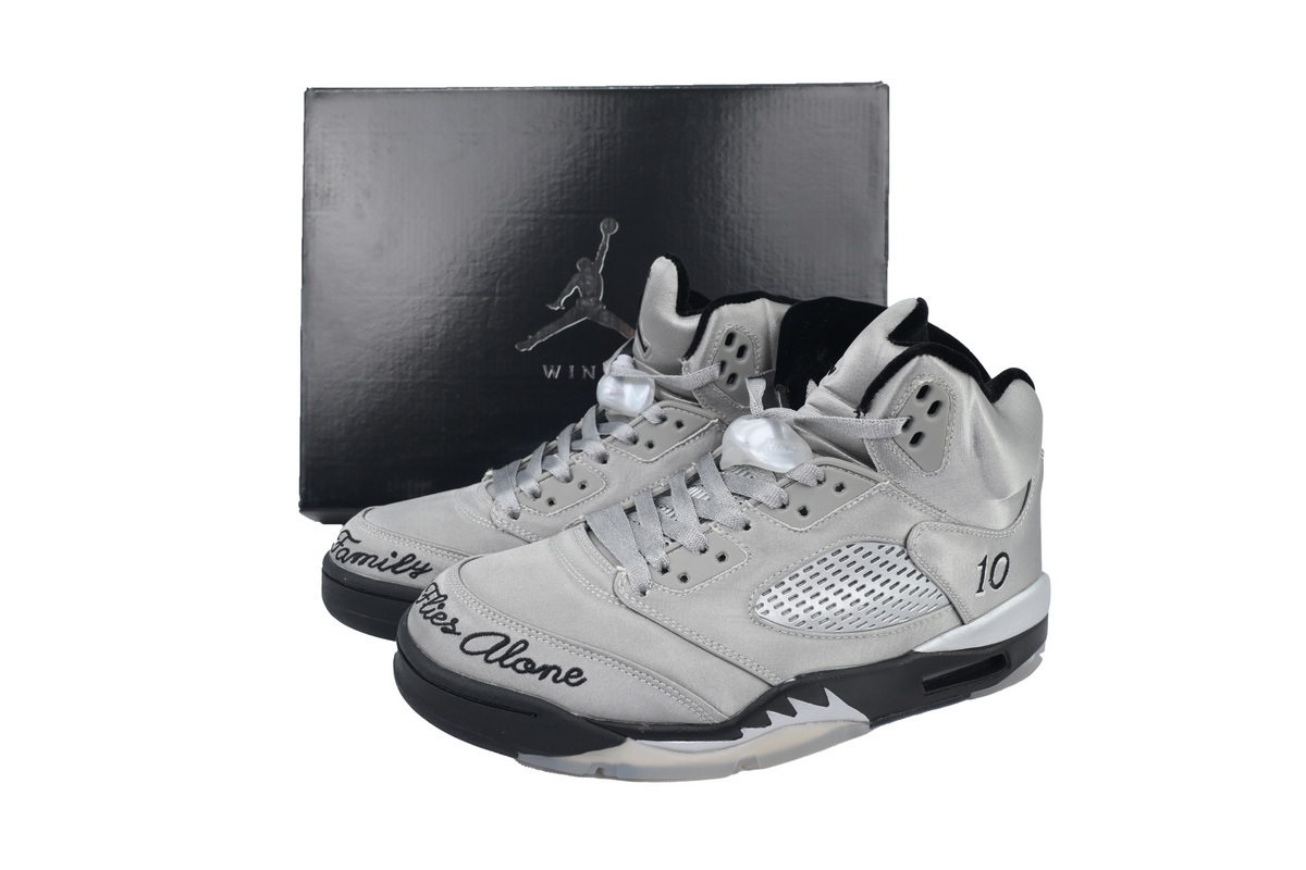 Wmns Air Jordan 5 AJ5 Retro 'Wings' Men's Lace-Up Basketball Athletic Sneakers IO2038-001 - Image 8
