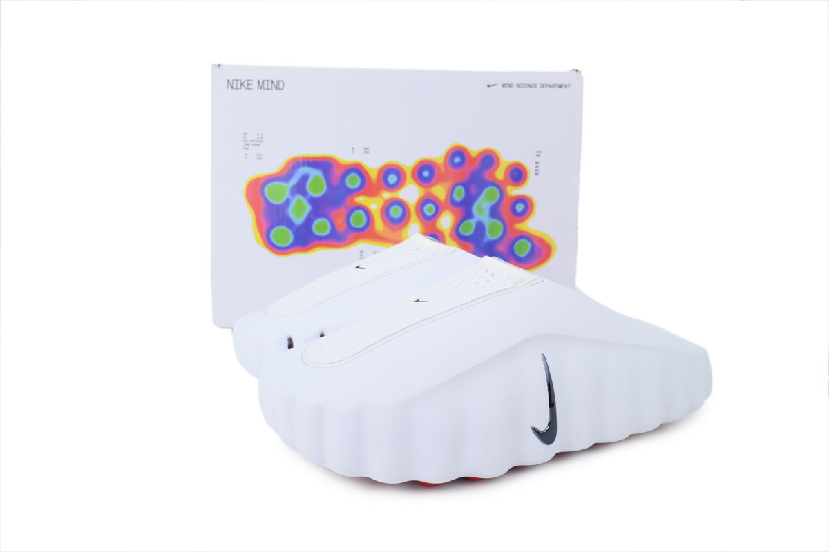 Nike Mind 001 Men's Slip-On Low Top Athletic/Sneaker/Casual 'White Speed Red' Men size 8-13 HQ4307-101(The size runs small, please order one size up.) - Image 9