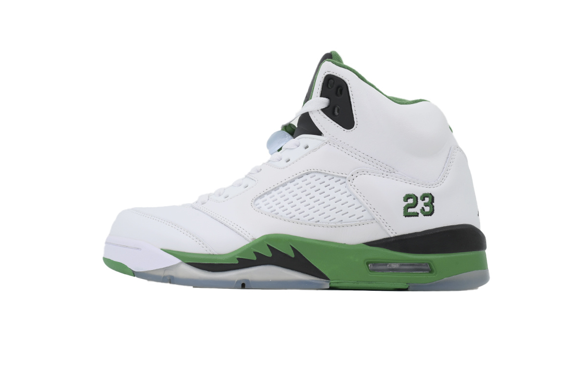 Wmns Air Jordan 5 AJ5 Retro 'Lucky Green' Men's Lace-Up Basketball Athletic Sneakers DD9336-103