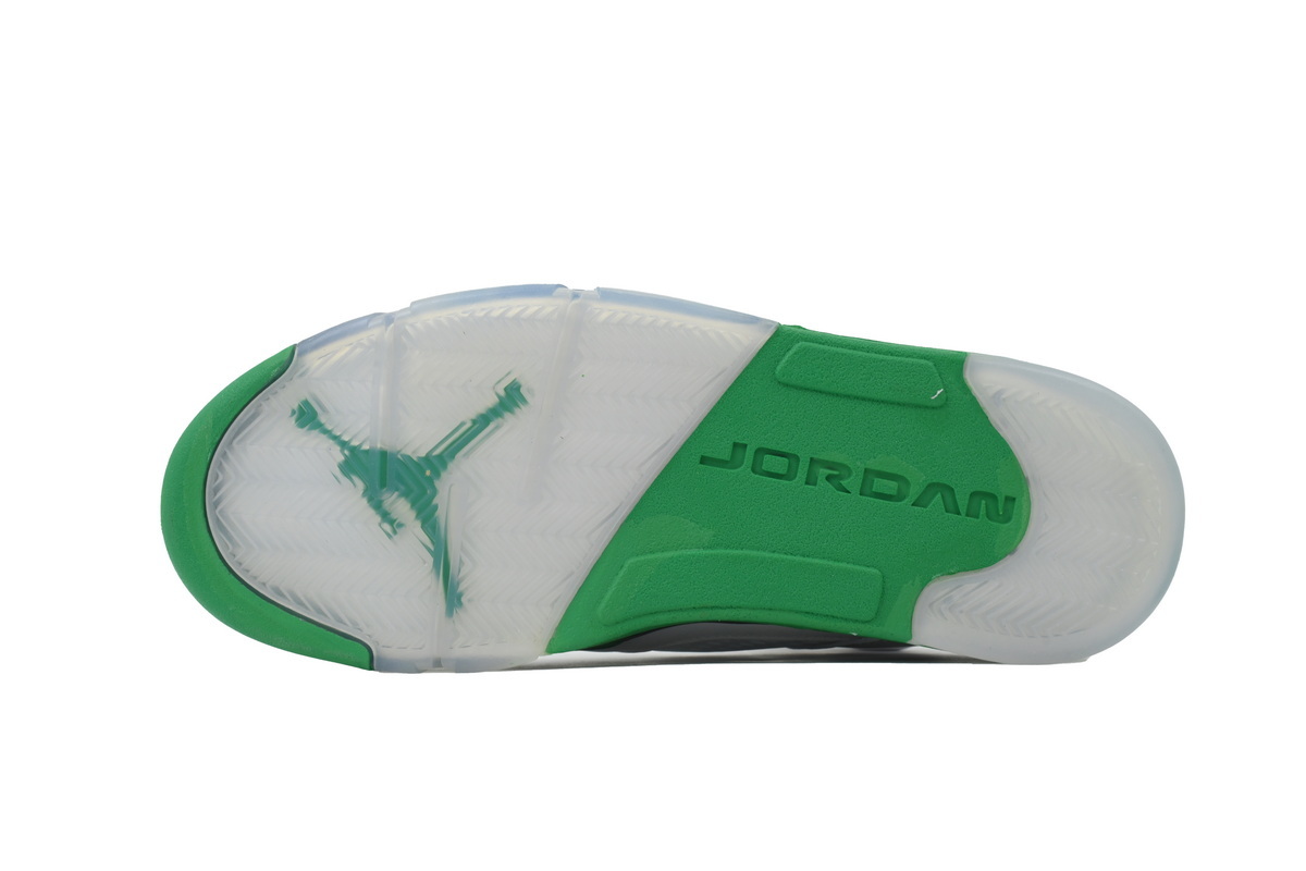 Wmns Air Jordan 5 AJ5 Retro 'Lucky Green' Men's Lace-Up Basketball Athletic Sneakers DD9336-103 - Image 5
