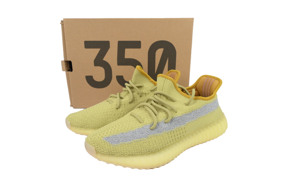 adidas Yeezy Boost 350 V2“Marsh”Real Boost Men's Low Top Lace-Up Sneakers Athletic Basketball US Size - Image 8