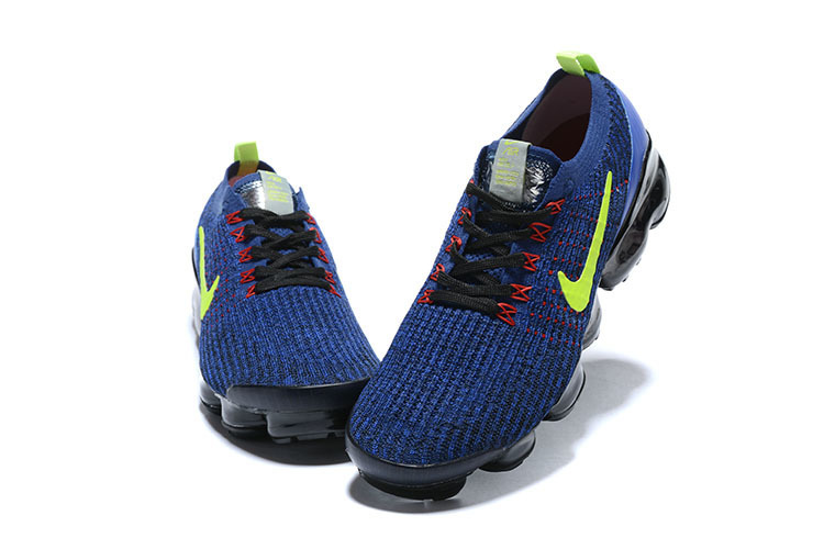 Nike Air VaporMax Flyknit 3 Blue/Green Men's Air Cushion Sneakers Casual Shoes US Sizes 8-11 - Image 4