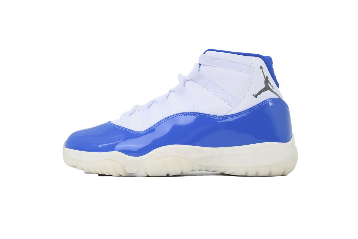 Nike Air Jordan 11 AJ11 Retro Sports Blue Men's Lace-up Basketball Sneakers Athletic Shoes I08959-133