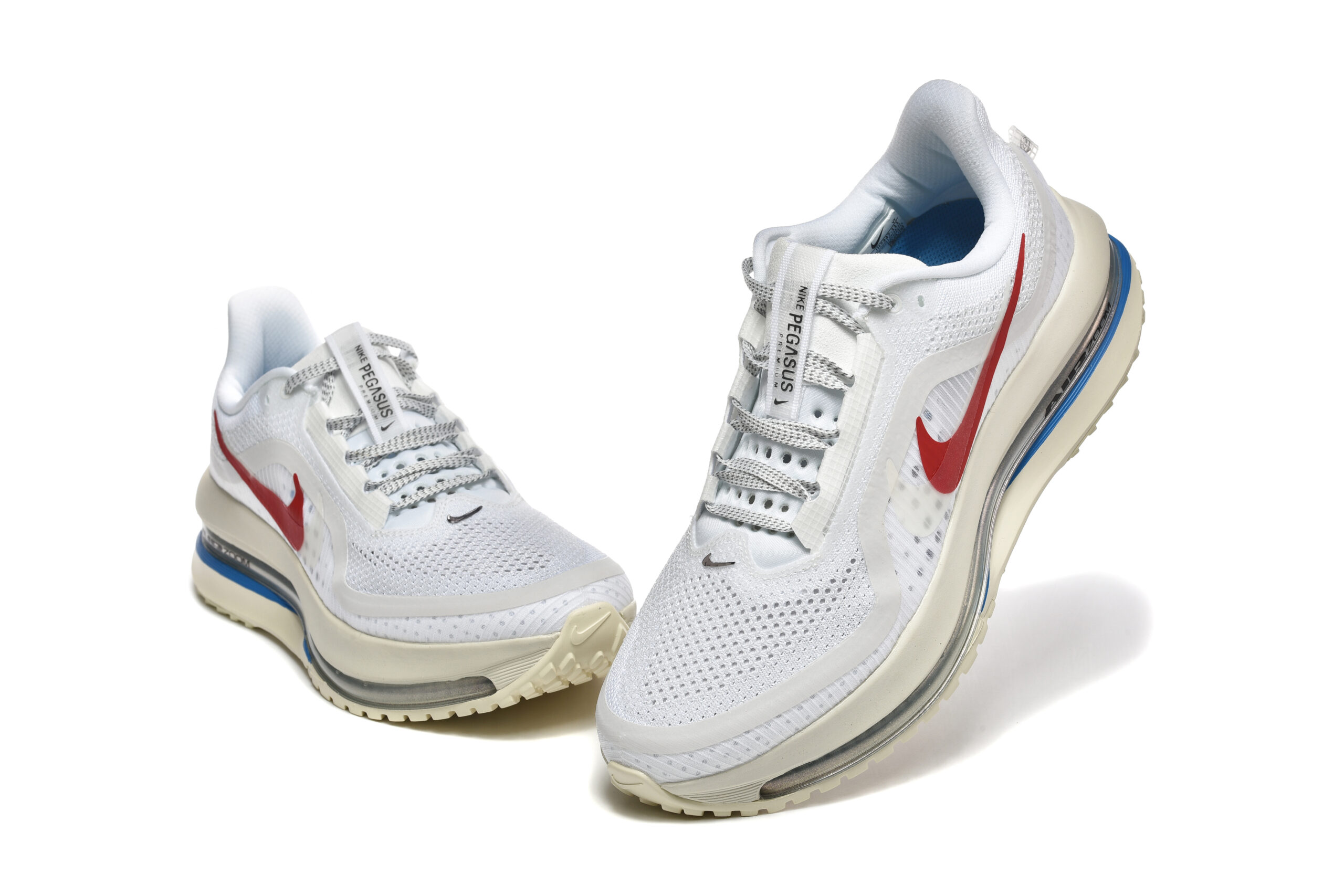 Nike Air Zoom Pegasus Premium White/Red Men's Athletic Sneakers Sports Shoes US Size 8-12 - Image 4