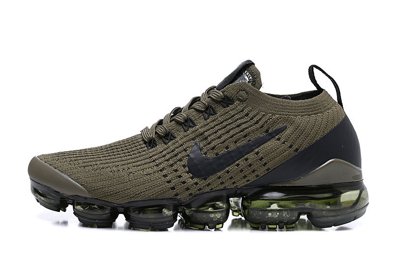 Nike Air VaporMax Flyknit 3 Green/Black Men's Air Cushion Sneakers Casual Shoes US Sizes 8-11 - Image 2