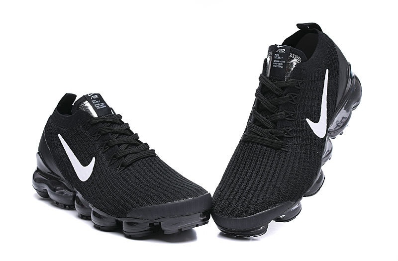 Nike Air VaporMax Flyknit 3 Black/White Men's Air Cushion Sneakers Casual Shoes US Sizes 8-11 - Image 4