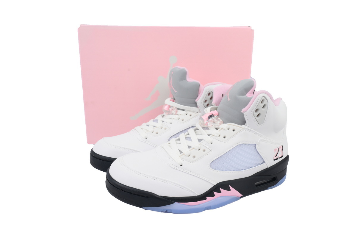 Nike Air Jordan 5 AJ5 Retro 'Medium Soft Pink' Men's Lace-Up Basketball Athletic Sneakers HQ7978-102 - Image 8