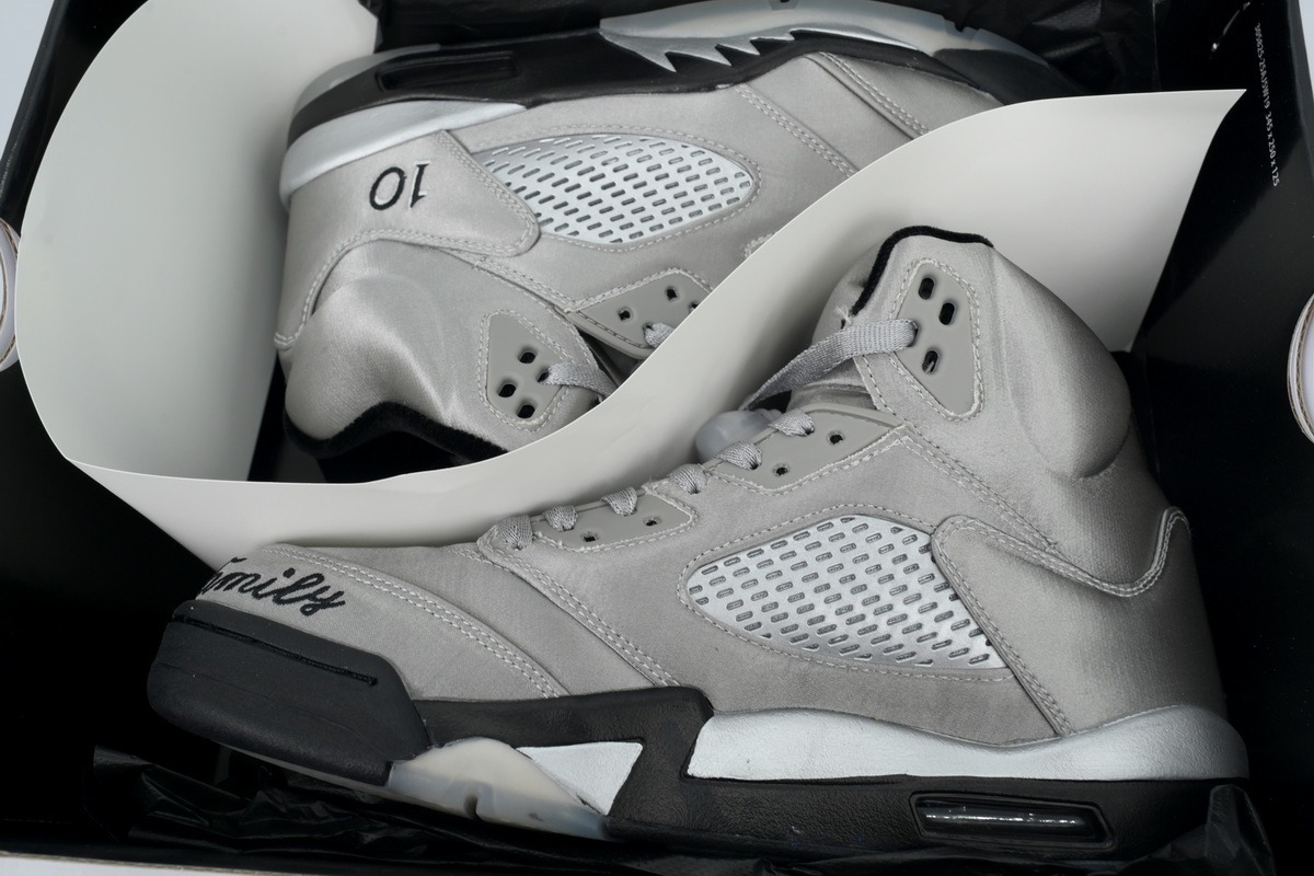 Wmns Air Jordan 5 AJ5 Retro 'Wings' Men's Lace-Up Basketball Athletic Sneakers IO2038-001 - Image 6