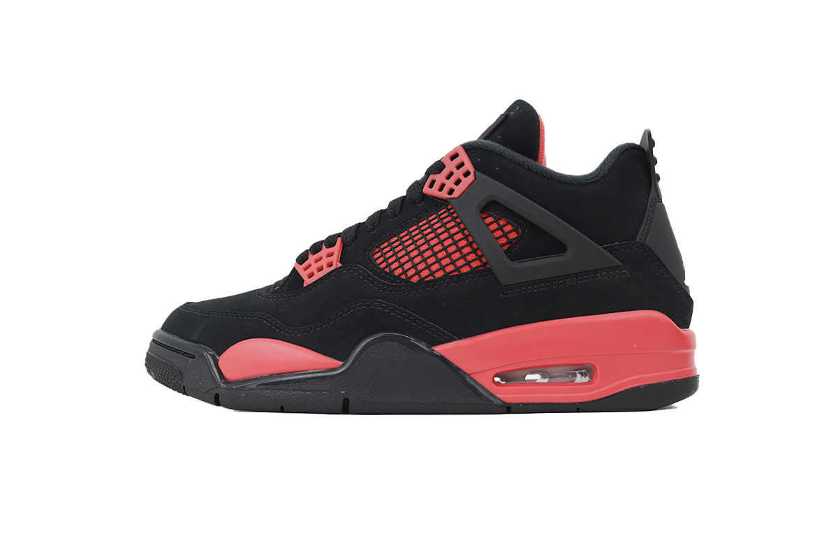 Nike Air Jordan 4 AJ4 Retro Red Thunder Men's Athletic Sneakers Basketball CT8527-016