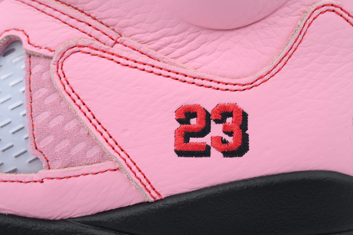 Awake NY x Air Jordan 5 AJ5 Retro 'Arctic Pink' Men's Lace-Up Basketball Athletic Sneakers Shoes DV4982-600 - Image 3