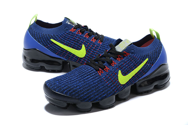 Nike Air VaporMax Flyknit 3 Blue/Green Men's Air Cushion Sneakers Casual Shoes US Sizes 8-11 - Image 5
