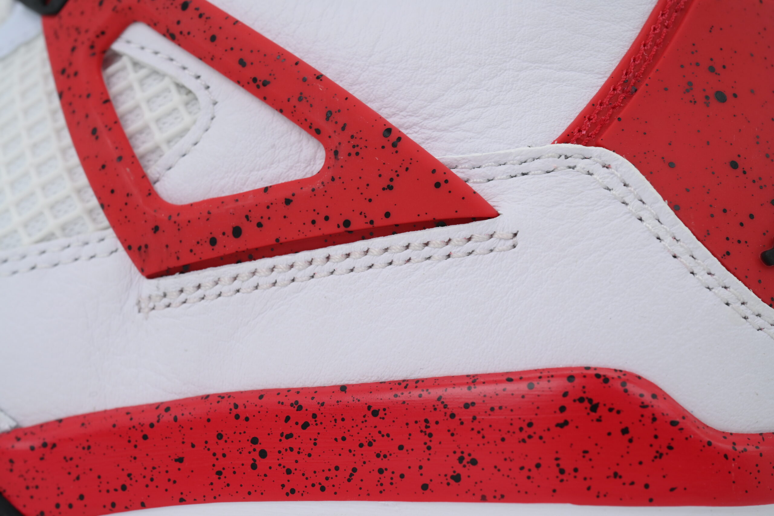 Nike Air Jordan 4 AJ4 "Red Cement" Men's Athletic Sneakers Basketball DH6927-161 - Image 3