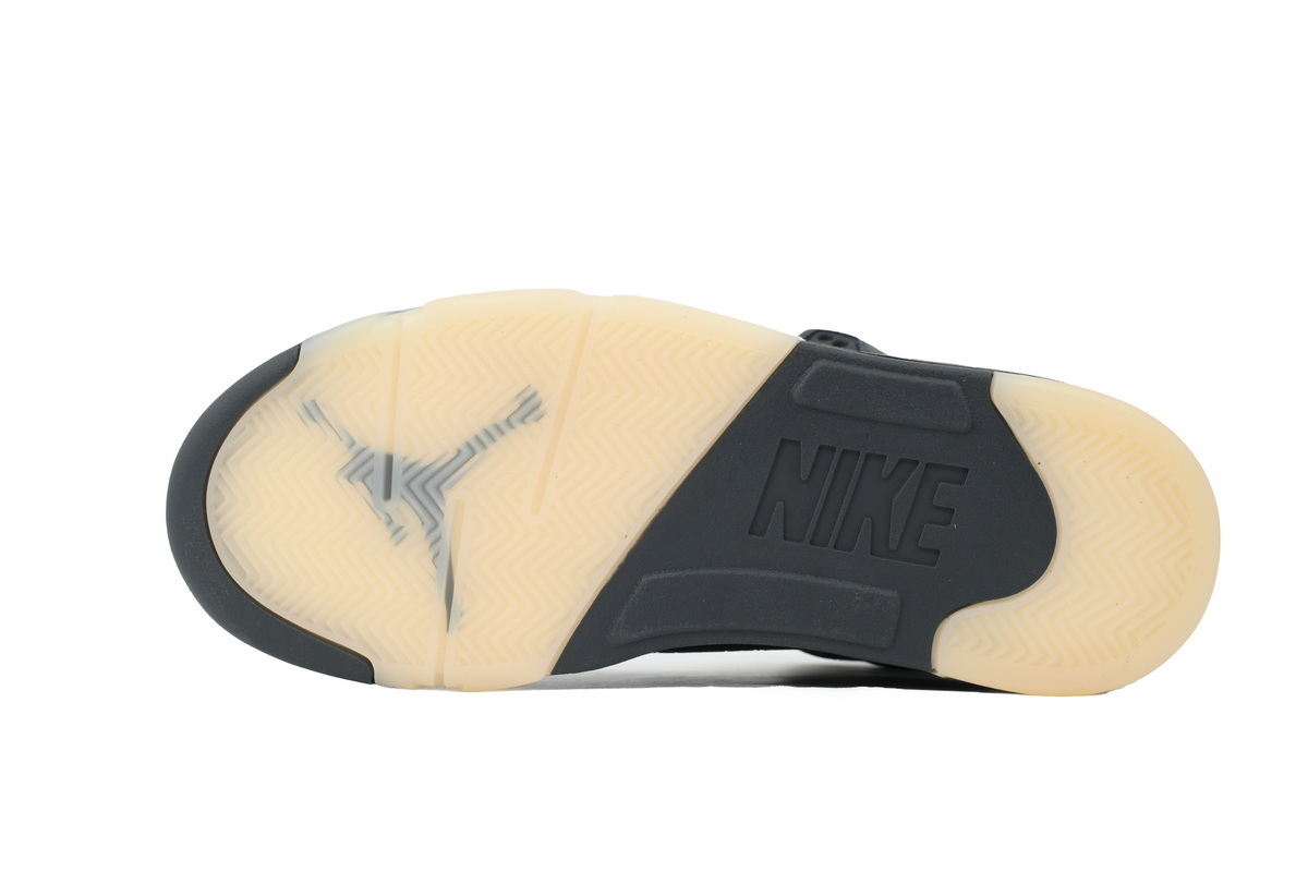 Nike Air Jordan 5 AJ5 Paris Saint-Germain x Retro 'Off Noir' Men's Lace-Up Basketball Athletic Sneakers Shoes HQ3004-001 - Image 5