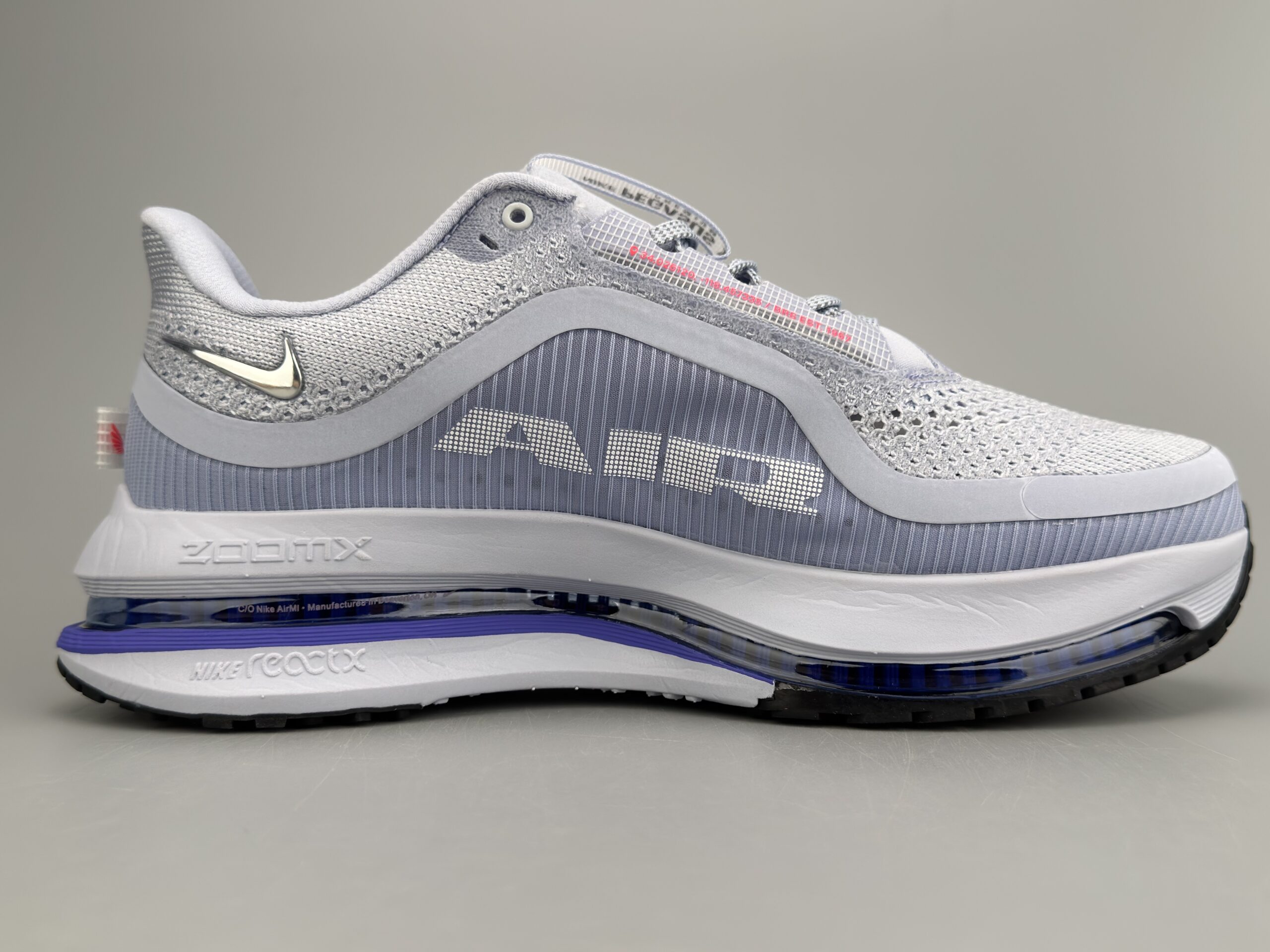 Nike Air Zoom Pegasus Premium Gray/Blue/Black Men's Athletic Sneakers Sports Shoes US Size 8-12 - Image 2