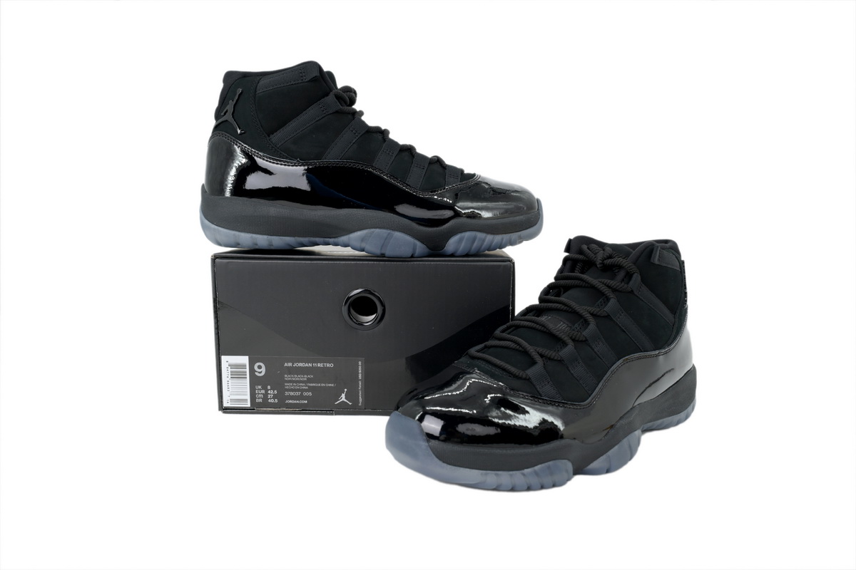 Nike Air Jordan 11 AJ11 Retro 'Cap and Gown' Men's Lace-up Basketball Sneakers Athletic Shoes 378037-005 - Image 7