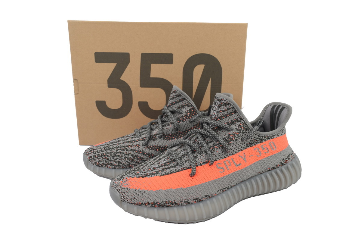 adidas Yeezy Boost 350 V2 Beluga Reflective Men's Low Top Lace-Up Sneakers Athletic Basketball US Size - Image 8