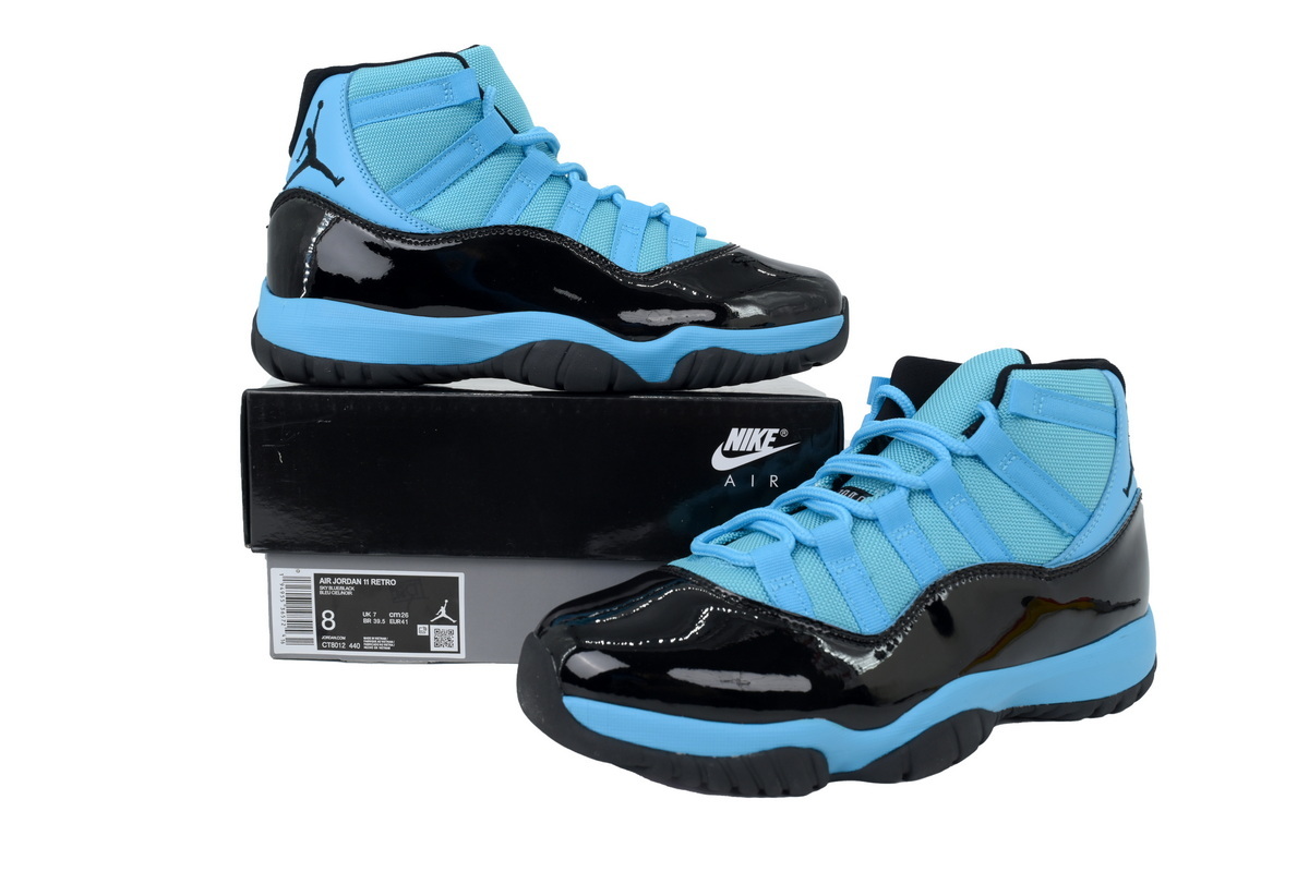 Nike Air Jordan 11 AJ11 Retro Water Moon Blue Men's Lace-up Basketball Sneakers Athletic Shoes CT8012-440 - Image 7