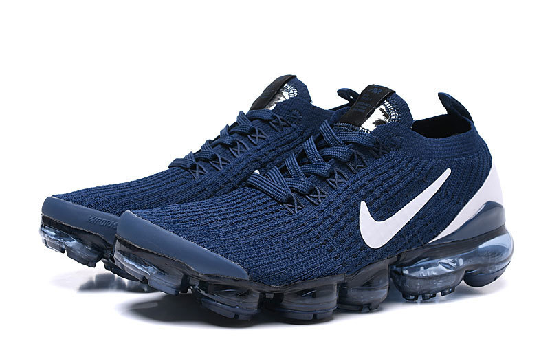 Nike Air VaporMax Flyknit 3 Blue/White Men's Air Cushion Sneakers Casual Shoes US Sizes 8-11 - Image 3