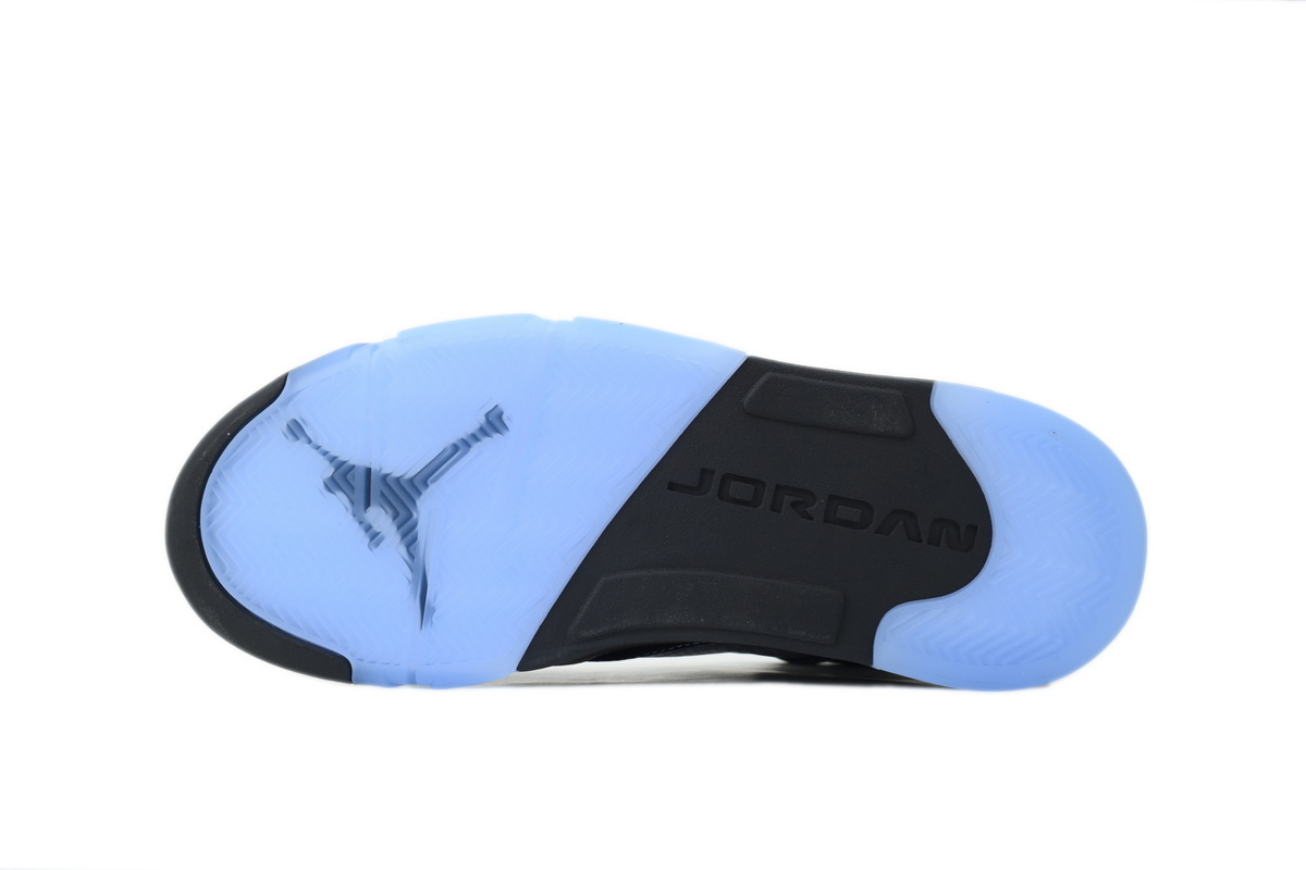 Nike Air Jordan 5 AJ5 5 Retro 'Black University Blue' 2026 Men's Lace-Up Basketball Athletic Sneakers Shoes DD0587-008 - Image 5