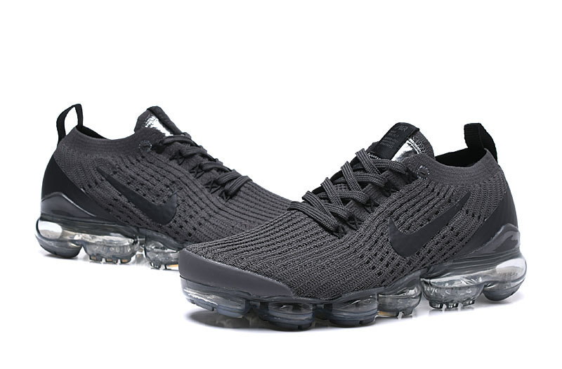 Nike Air VaporMax Flyknit 3 Gray/Black Men's Air Cushion Sneakers Casual Shoes US Sizes 8-11 - Image 6