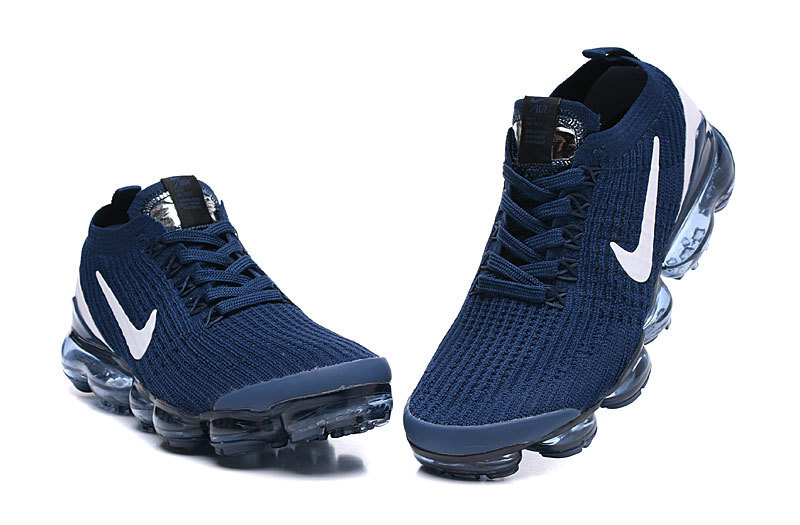 Nike Air VaporMax Flyknit 3 Blue/White Men's Air Cushion Sneakers Casual Shoes US Sizes 8-11 - Image 5