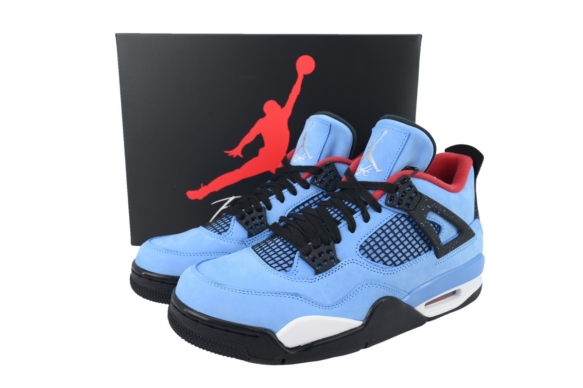 Nike Air Jordan 4 AJ4 Retro Houston Oilers Men's Athletic Sneakers Basketball 308497-406 - Image 4
