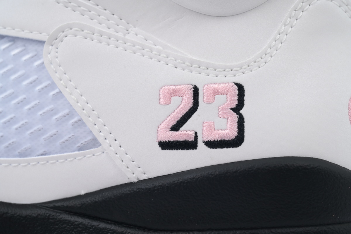 Nike Air Jordan 5 AJ5 Retro 'Medium Soft Pink' Men's Lace-Up Basketball Athletic Sneakers HQ7978-102 - Image 3