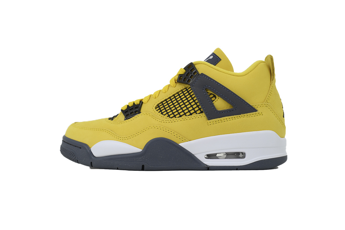 Nike Air Jordan 4 AJ4 Retro LS Lightning Men's Athletic Sneakers Basketball CT8527-700