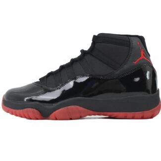 Nike Air Jordan 11 AJ11 Retro New Black Red Men's Lace-up Basketball Sneakers Athletic Shoes 378037-326