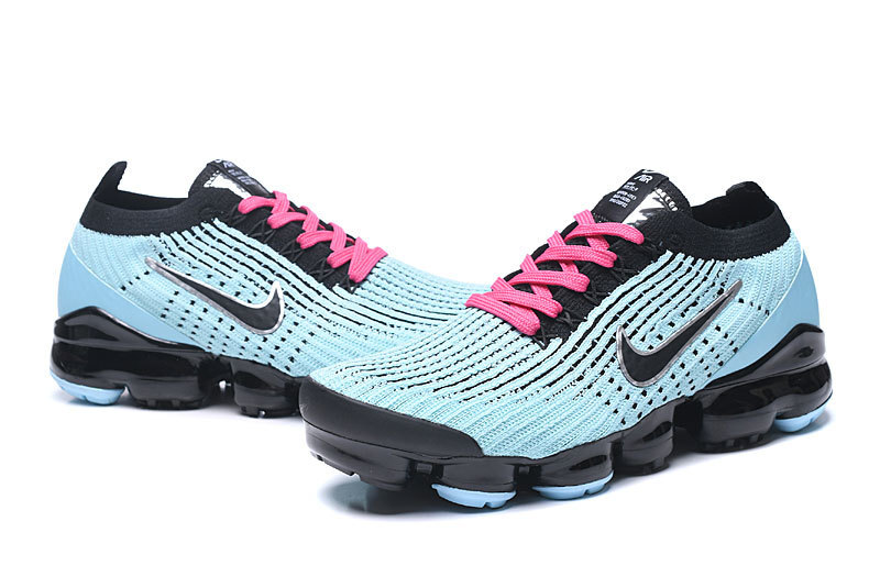 Nike Air VaporMax Flyknit 3 Blue/Black Men's Air Cushion Sneakers Casual Shoes US Sizes 8-11 - Image 4