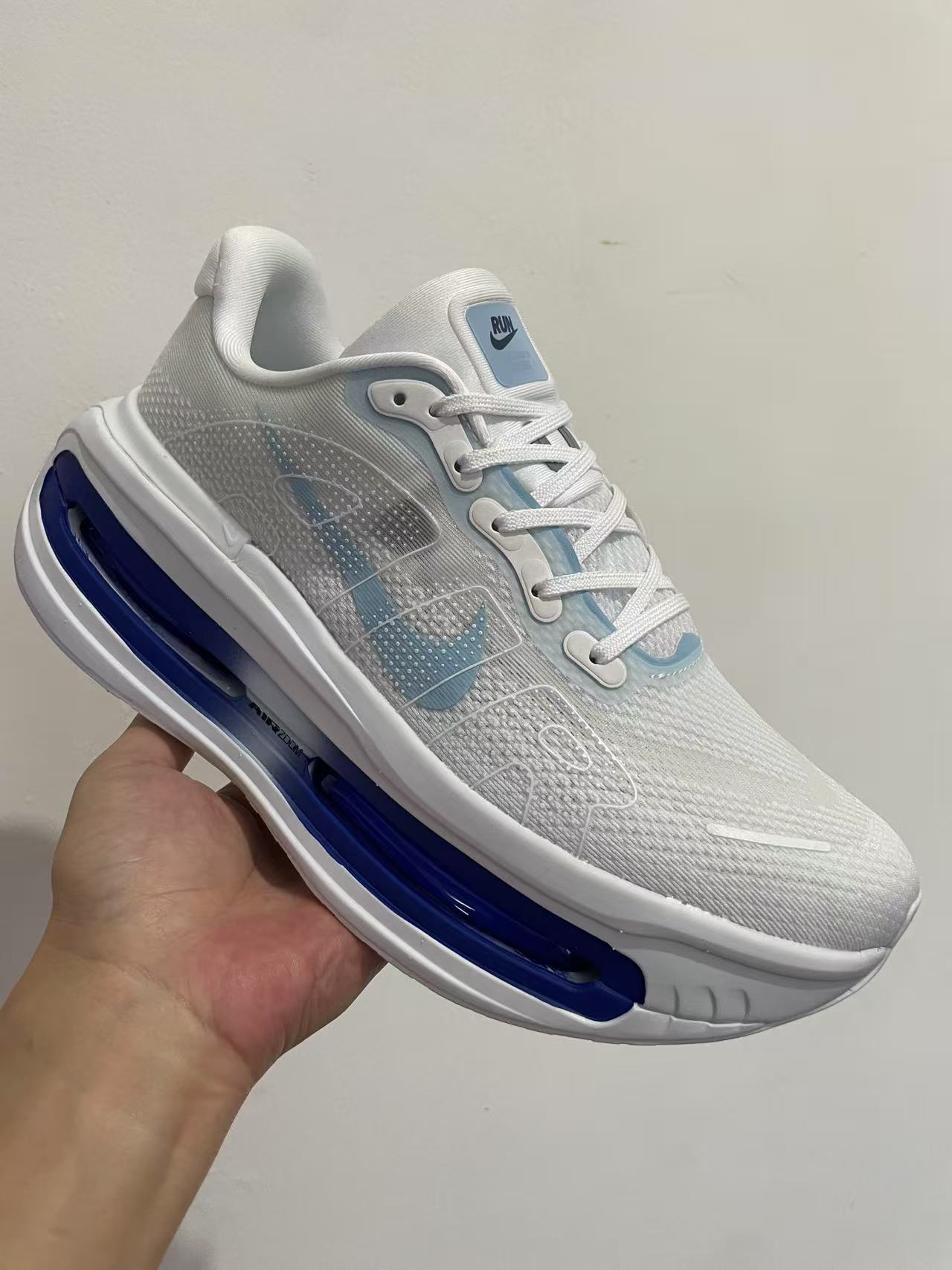 Nike Air Zoom Vomero Premium White/Blue Men's Athletic Sneakers Running Shoes US Size 8-12